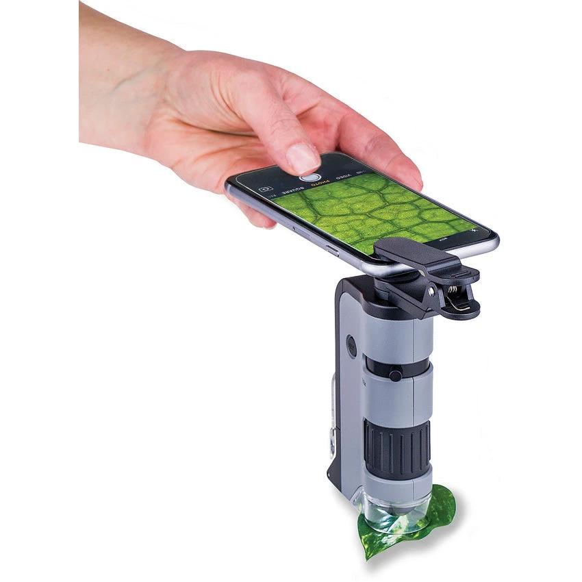 Carson Optics Pocket Microscope 100 To 250X Magnification Portable Handheld Tool For Students And Hobbyists by Carson Optics