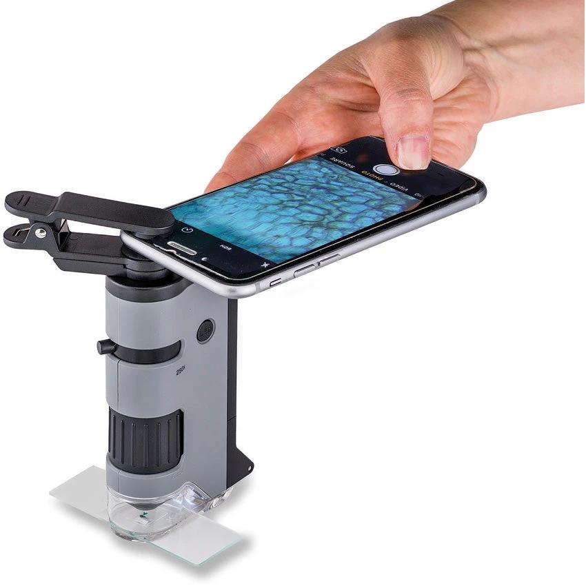 Carson Optics Pocket Microscope 100 To 250X Magnification Portable Handheld Tool For Students And Hobbyists by Carson Optics