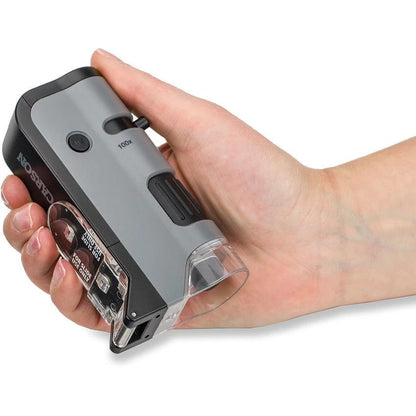 Carson Optics Pocket Microscope 100 To 250X Magnification Portable Handheld Tool For Students And Hobbyists by Carson Optics