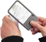 Carson Optics Pocket Magnifier LED PM 33 Multizoom 2.5x 4.5x 6x For Reading On The Go by Carson Optics