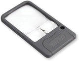 Carson Optics Pocket Magnifier LED PM 33 Multizoom 2.5x 4.5x 6x For Reading On The Go by Carson Optics