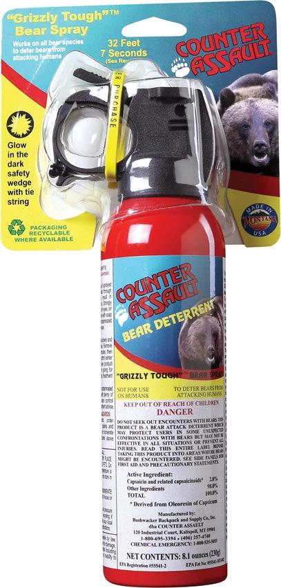 Counter Assault Bear Spray Canister 8.1oz 1506-7024 by Counter Assault