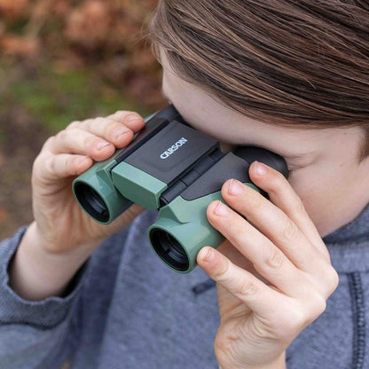 Carson Optics Wild Cat 7x18 Kids Binoculars Pre-Focused Easy to Use for Young Explorers by Carson Optics