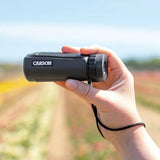 Carson Optics BlackWave 10x25 Monocular Waterproof With Case And Neck Strap For Outdoor Enthusiasts by Carson Optics