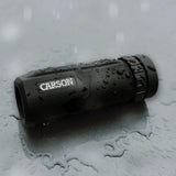 Carson Optics BlackWave 10x25 Monocular Waterproof With Case And Neck Strap For Outdoor Enthusiasts by Carson Optics
