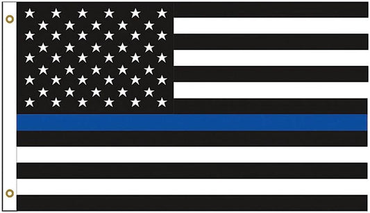 Flags Thin Blue Line American Flag SPOLFL by Flags