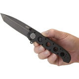 CRKT M16 Deadbolt Assisted Opening Knife For EDC Enthusiasts IKBS Pivot Black Stonewash D2 Blade by CRKT