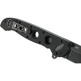 CRKT M16 Deadbolt Assisted Opening Knife For EDC Enthusiasts IKBS Pivot Black Stonewash D2 Blade by CRKT