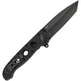 CRKT M16 Deadbolt Assisted Opening Knife For EDC Enthusiasts IKBS Pivot Black Stonewash D2 Blade by CRKT