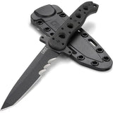 CRKT M16 FX Tanto Fixed Blade Knife Veff Serrated SK5 Carbon Steel With G10 Handle For Tactical Outdoors by CRKT