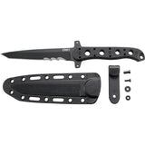 CRKT M16 FX Tanto Fixed Blade Knife Veff Serrated SK5 Carbon Steel With G10 Handle For Tactical Outdoors by CRKT