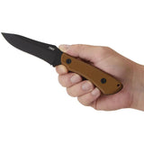 CRKT Ramadi Coyote Brown Tactical Knife For Outdoorsmen 8.5 Inch Overall Full Tang 4.38 Inch Blade Belt Sheath Included by CRKT