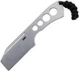 CRKT Razel Chisel Fixed Blade Knife For Outdoors One-Piece Lanyard 5.25in Overall 2in Stonewashed 8Cr13MoV by CRKT