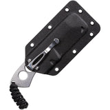CRKT Razel Chisel Fixed Blade Knife For Outdoors One-Piece Lanyard 5.25in Overall 2in Stonewashed 8Cr13MoV by CRKT