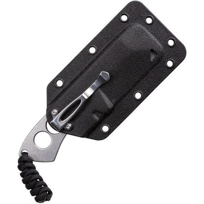 CRKT Razel Chisel Fixed Blade Knife For Outdoors One-Piece Lanyard 5.25in Overall 2in Stonewashed 8Cr13MoV by CRKT