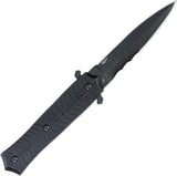 CRKT Xolotl Fixed Blade Knife 2263 With Veff Serrated SK5 Carbon Steel Spear Point Blade For Outdoors by CRKT