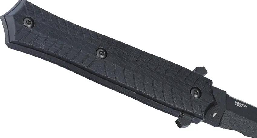 CRKT Xolotl Fixed Blade Knife 2263 With Veff Serrated SK5 Carbon Steel Spear Point Blade For Outdoors by CRKT