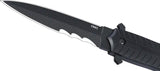 CRKT Xolotl Fixed Blade Knife 2263 With Veff Serrated SK5 Carbon Steel Spear Point Blade For Outdoors by CRKT