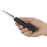 CRKT Xolotl Linerlock 2265 Rugged EDC Knife With Satin Spear Point Blade Black G10 Extended Tang by CRKT