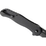 CRKT Taco Viper Linerlock Knife For EDC Enthusiasts With Serrated 4.25in Blade Extended Tang And Stonewash Finish by CRKT