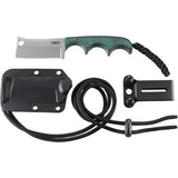 CRKT Minimalist Cleaver Neck Knife 2383 Compact EDC With Full Tang 5Cr15MoV Blade by CRKT