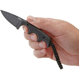 CRKT Minimalist Neck Knife For EDC Fans 2 1/8 Inch Blade Full Tang G10 Handles With Nylon Neck Sheath Belt Clip by CRKT