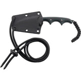 CRKT Folts Minimalist Neck Knife EDC Ultra Compact 5Cr15MoV Blade Green Black Micarta Zytel Sheath by CRKT