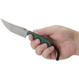 CRKT Minimalist Katana 2394 EDC Knife Bead Blast 8Cr13MoV Full Tang Green Resin Handle by CRKT