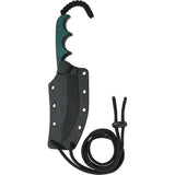 CRKT Minimalist Katana 2394 EDC Knife Bead Blast 8Cr13MoV Full Tang Green Resin Handle by CRKT
