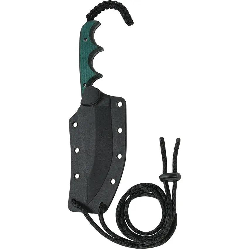 CRKT Minimalist Katana 2394 EDC Knife Bead Blast 8Cr13MoV Full Tang Green Resin Handle by CRKT