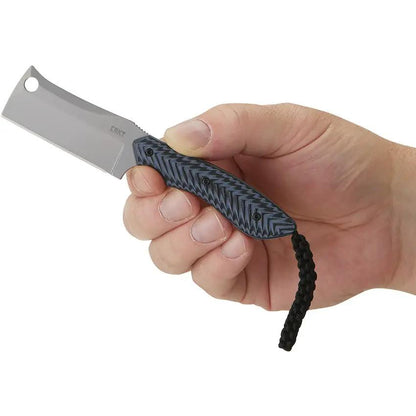 CRKT S.P.E.C. Fixed Blade 2398 Bead Blast 8Cr13MoV Cleaver Knife With G10 Full Tang Handle EDC Ready by CRKT