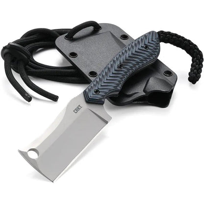 CRKT S.P.E.C. Fixed Blade 2398 Bead Blast 8Cr13MoV Cleaver Knife With G10 Full Tang Handle EDC Ready by CRKT