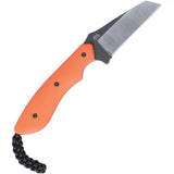 CRKT SPIT Fixed Blade Knife 2399 For Outdoor Enthusiasts Orange G10 Handle 2.25 Inch 8Cr13MoV by CRKT