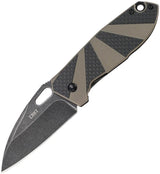 CRKT Heron Framelock Black/Tan 2440 by CRKT