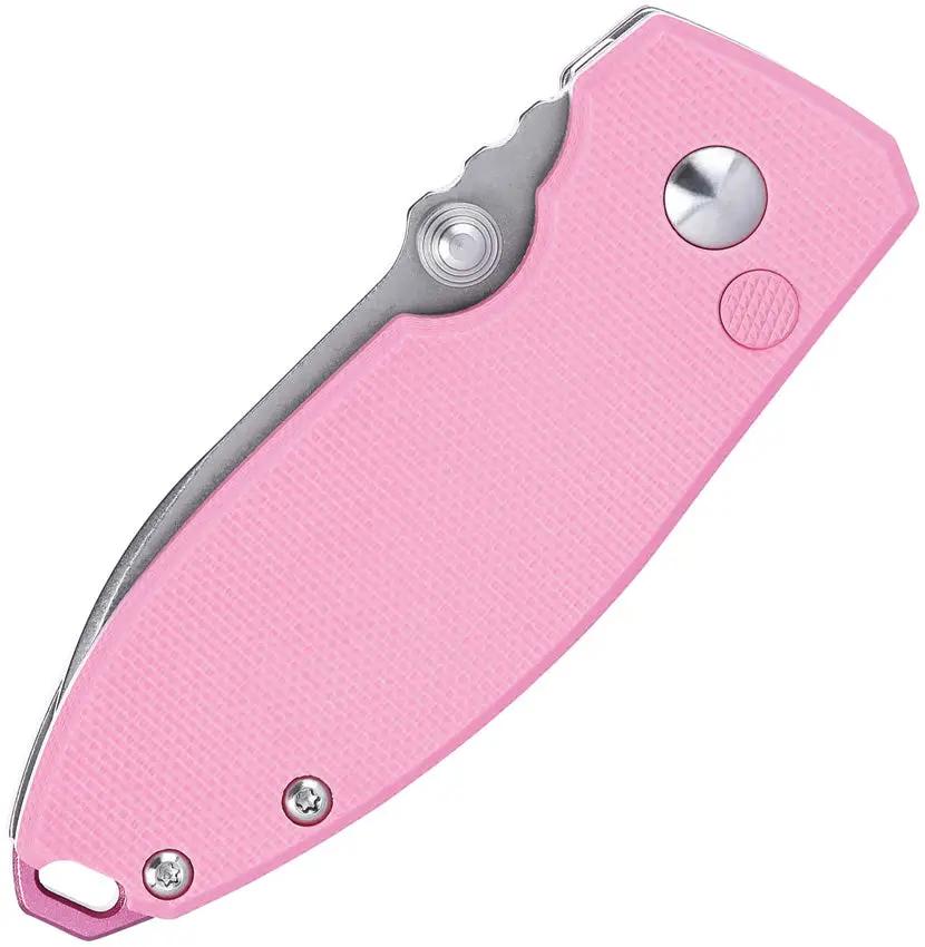 CRKT Squid Button Lock Rose Folding Knife For EDC Enthusiasts 2.25in Blade Rose G10 Handle Pocket Clip by CRKT