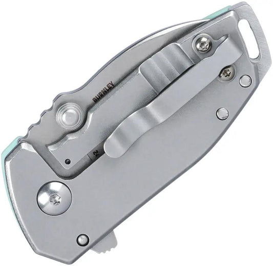 CRKT Squid Compact Framelock Assisted Opening Knife EDC D2 Blade Tiffany Blue G10 Handle by CRKT