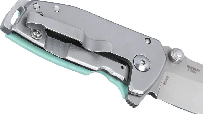 CRKT Squid Compact Framelock Assisted Opening Knife EDC D2 Blade Tiffany Blue G10 Handle by CRKT