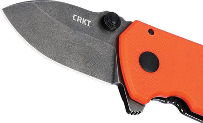 CRKT Squid Compact Framelock Orange EDC Knife With 3in Closed D2 Tool Steel Blade by CRKT