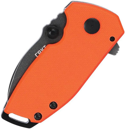 CRKT Squid Compact Framelock Orange EDC Knife With 3in Closed D2 Tool Steel Blade by CRKT