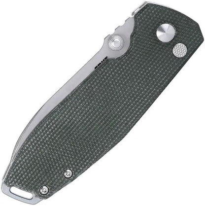 CRKT Squid XM Button Lock Knife With Green Micarta Handle D2 Blade For EDC Carry by CRKT