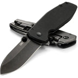 CRKT Squid XM Framelock Assisted Opening EDC Knife For Everyday Carry Enthusiasts With D2 Blade And Black G10 by CRKT