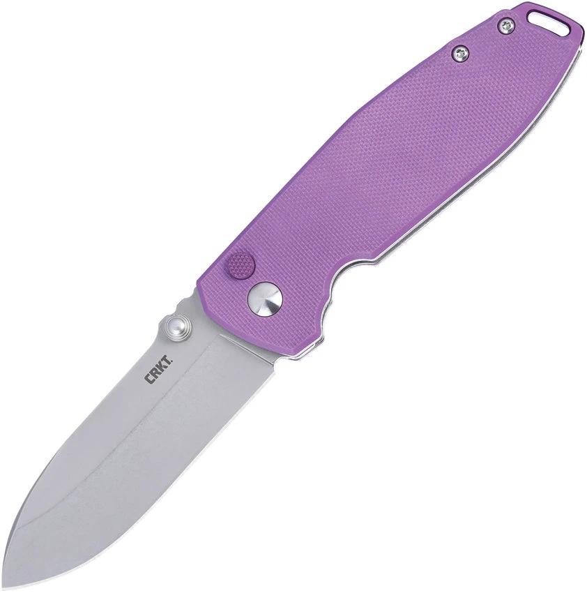 CRKT Squid XM Button Lock Purple 2495P by CRKT