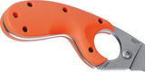 CRKT Bear Claw Fixed Blade Knife Orange 2511ER With Finger Ring and Neck Sheath for Outdoor Survivalists by CRKT