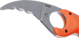 CRKT Bear Claw Fixed Blade Knife Orange 2511ER With Finger Ring and Neck Sheath for Outdoor Survivalists by CRKT