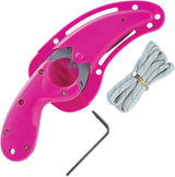 CRKT Bear Claw Fixed Blade Knife Pink Handle 2511F Serrated AUS-8 Full Tang Neck Sheath For Outdoor Enthusiasts by CRKT
