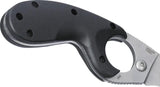 CRKT Bear Claw Fixed Blade Knife Serrated AUS 8 Full Tang Black GRN Handle Neck Sheath Outdoor Survival by CRKT