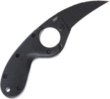 CRKT Bear Claw Fixed Blade Knife For Outdoor Enthusiasts With Black Stonewash AUS 8 Stainless Blade And Neck Sheath by CRKT
