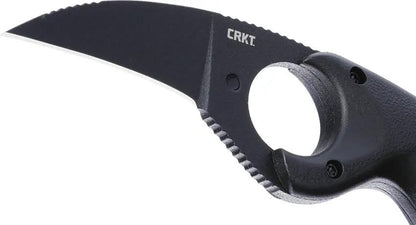 CRKT Bear Claw Fixed Blade Knife For Outdoor Enthusiasts With Black Stonewash AUS 8 Stainless Blade And Neck Sheath by CRKT