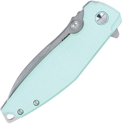 CRKT Ibis Framelock Blue G10 EDC Knife 14C28N Stainless 4.13 Closed 3.13 Blade Pocket Clip by CRKT