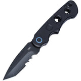 CRKT ABC Linerlock Assisted Opening Knife Black G10 Handle 3.38in 12C27 Sandvik Tanto For EDC Enthusiasts by CRKT